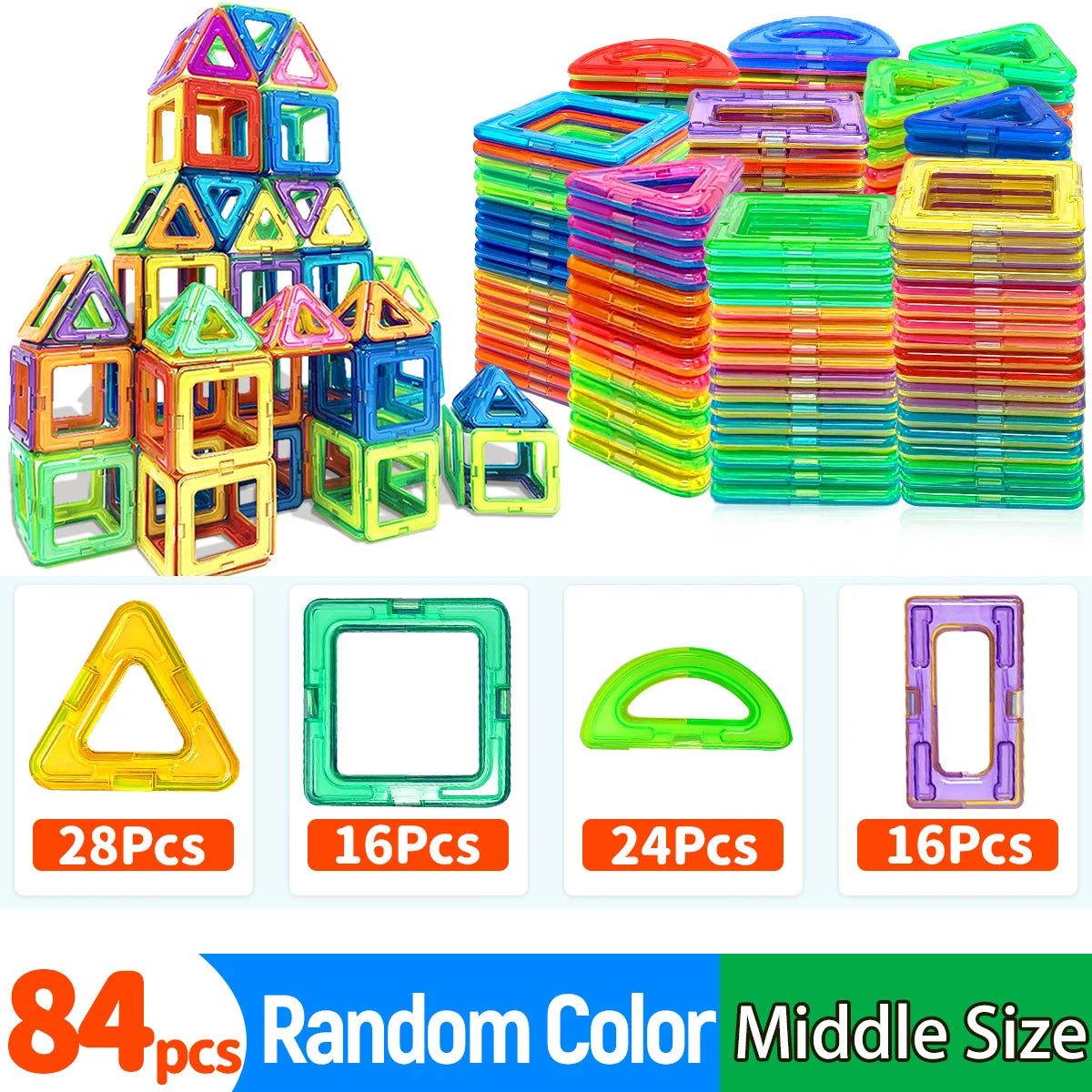 Magnetic Building Blocks Set 🧲