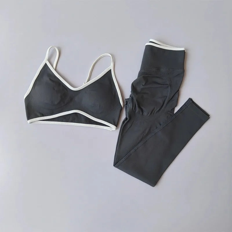Color Block Yoga Set 🏋️
