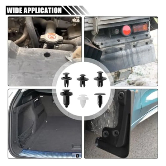 100-Pc Car Bumper Clip Fastener Kit 🔧
