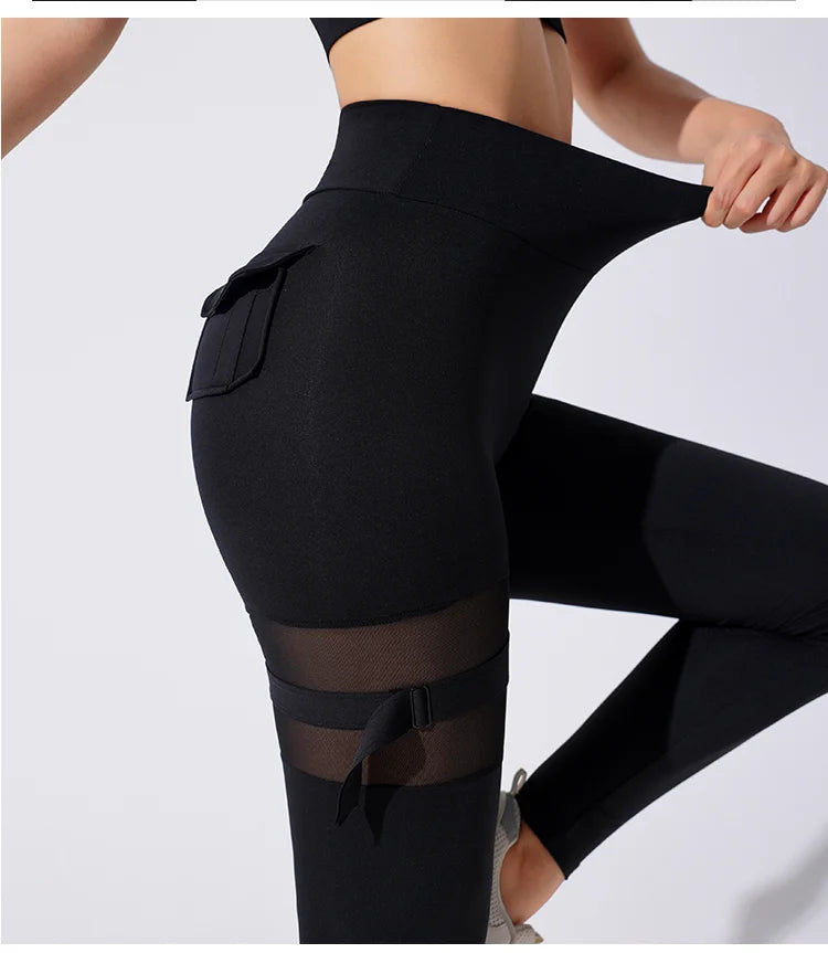 Woman New Style Hot Gym Wears Gym Training Sports Cut Leggings Fitness Women Rise Yoga Tights