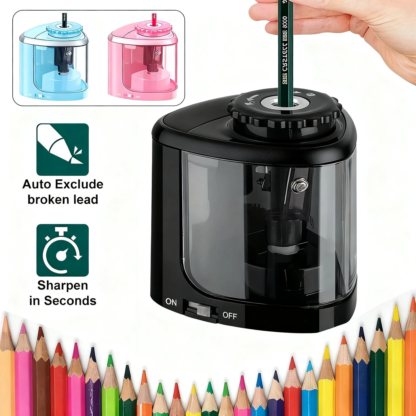 TENWIN Portable Pencil Sharpener ✏️