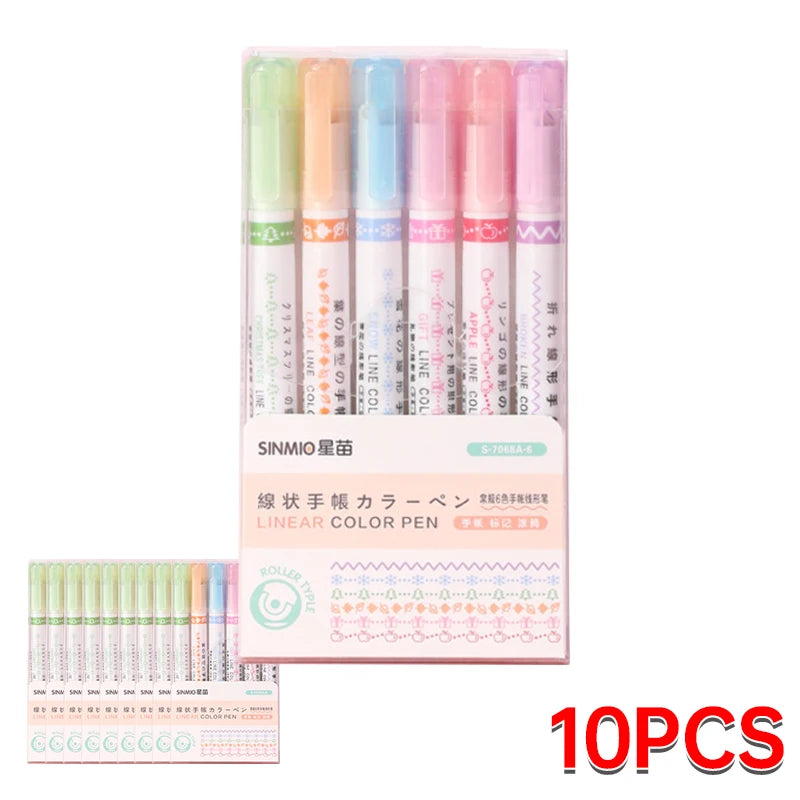 Flower Tip Highlighter Pens 🌸