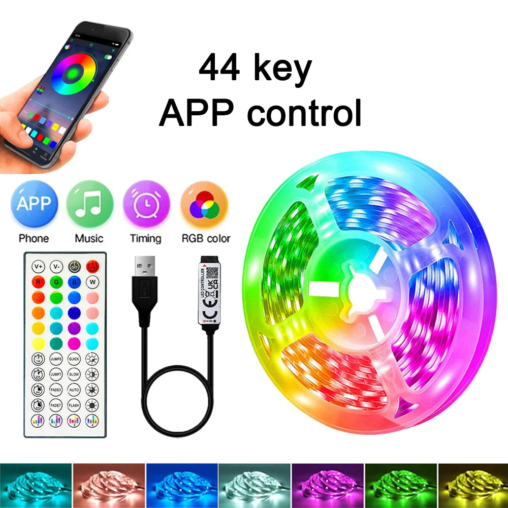 RGB LED Strip Lights with Remote 💡