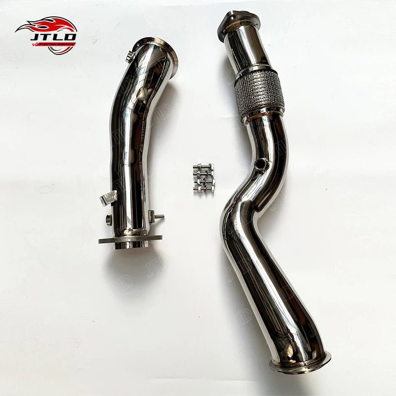 Polished Stainless Downpipes ✨