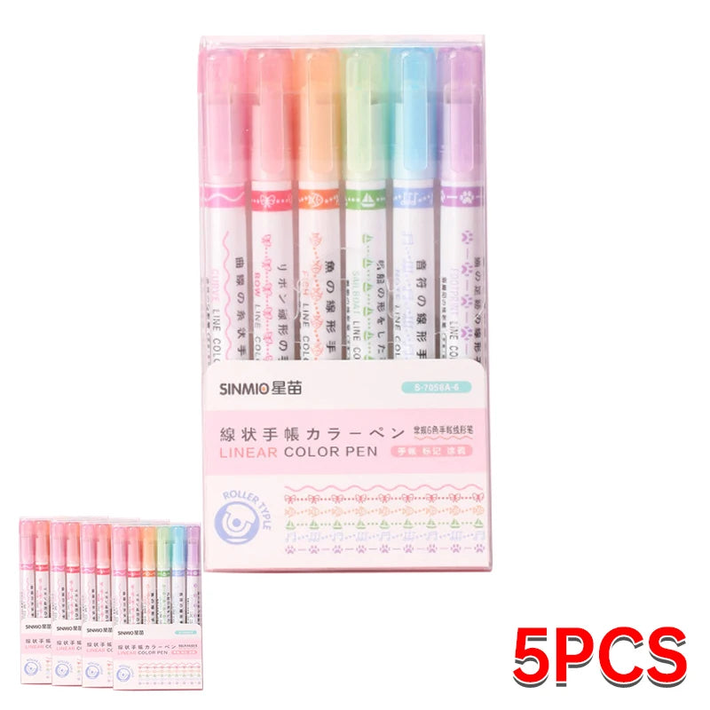 Flower Tip Highlighter Pens 🌸