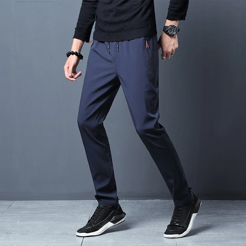 Men's Ice Silk Slim Casual Pants 🧊