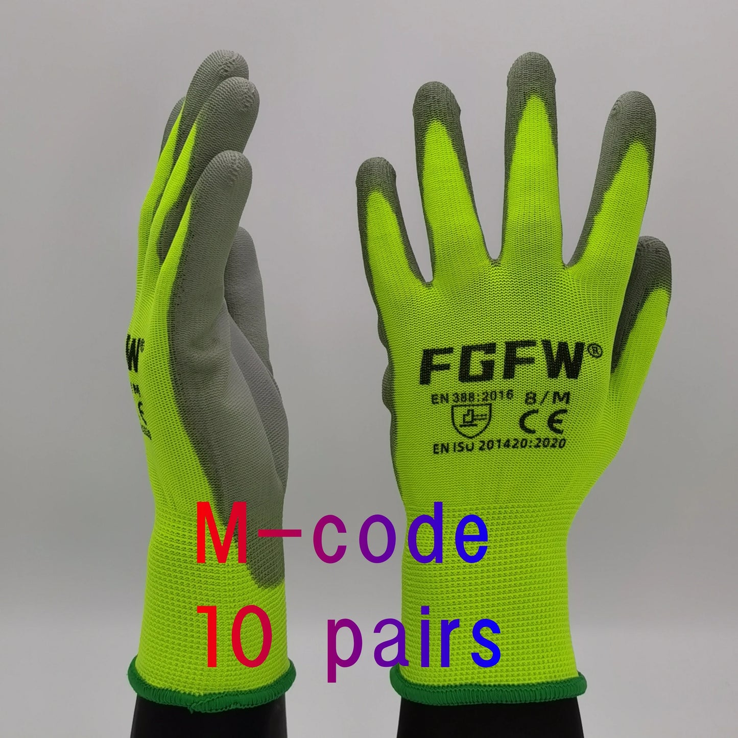 PU Coated Safety Work Gloves 🧤
