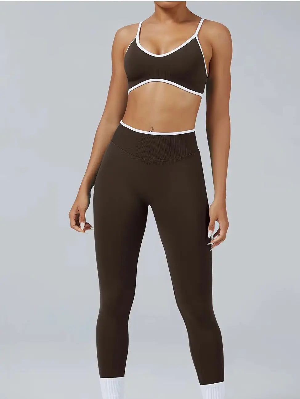 Color Block Yoga Set 🏋️
