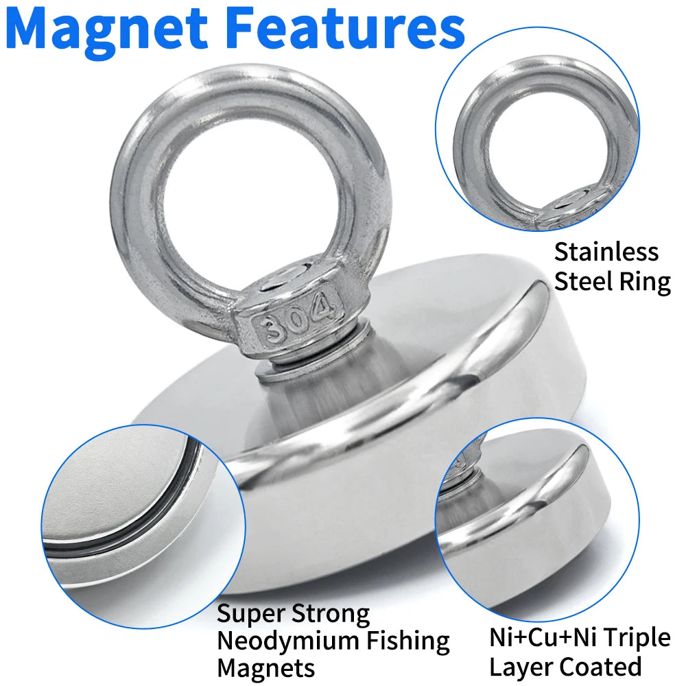 Heavy-Duty Neodymium Salvage Magnet 🧲