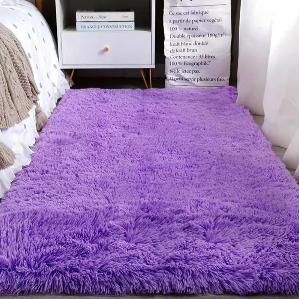 Fluffy Tie-Dye Kids Rug