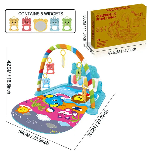 🎹 Baby Music Play Mat – Piano Keyboard Gym