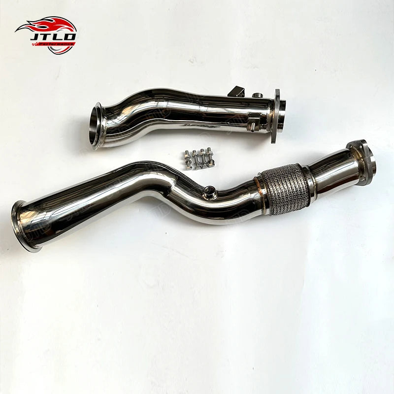 Polished Stainless Downpipes ✨