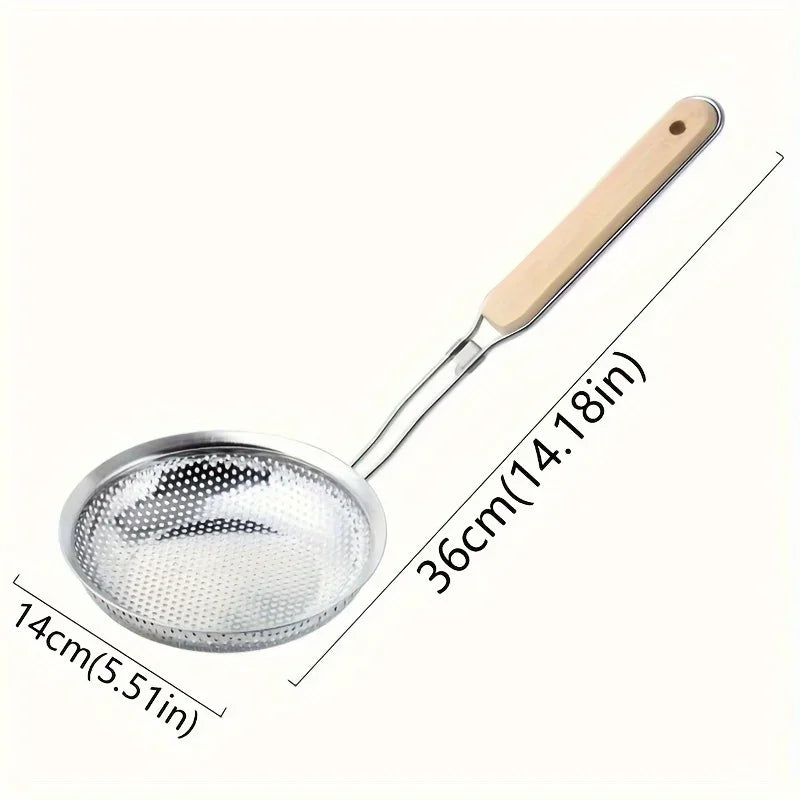 Fine Mesh Skimmer Colander Spoon