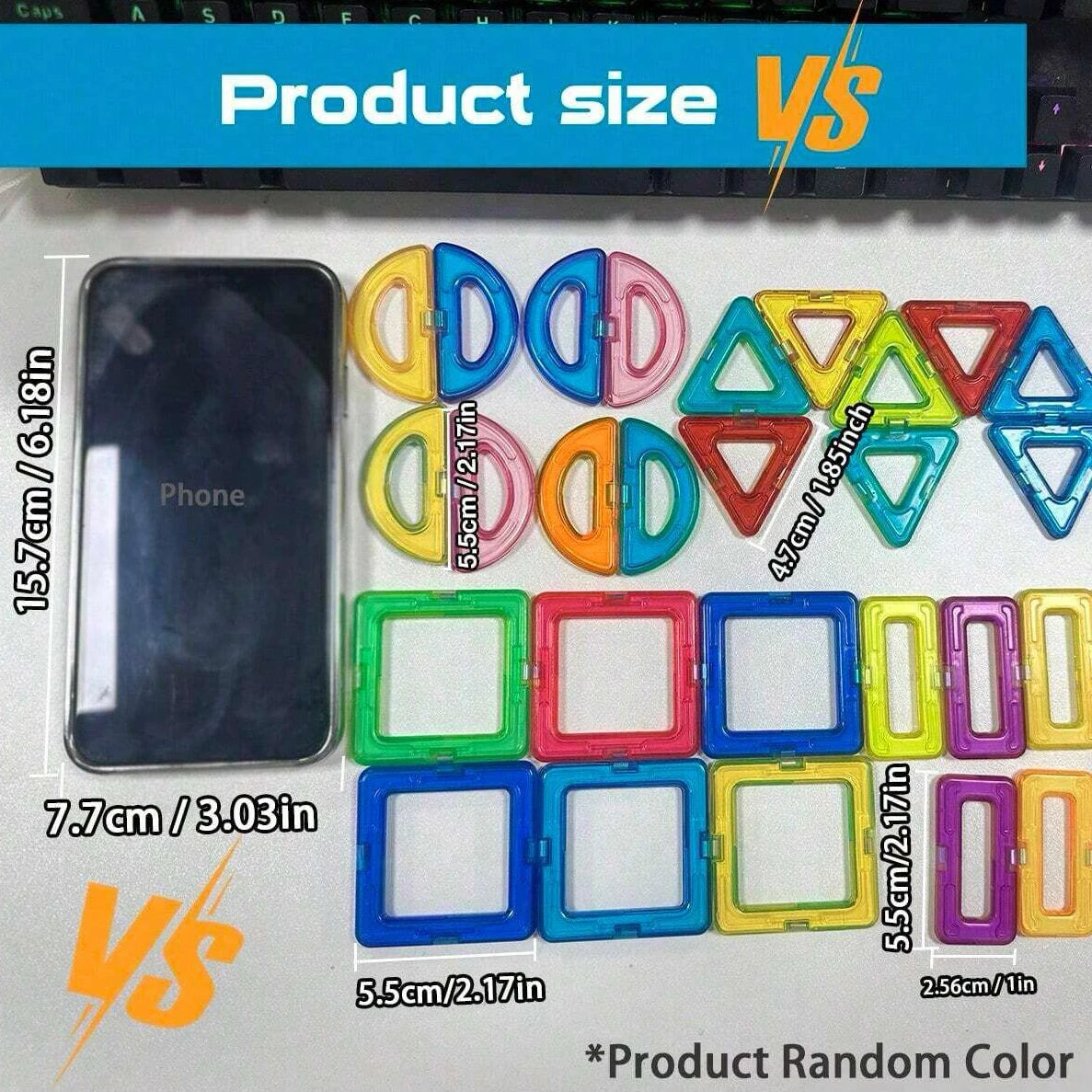 Magnetic Building Blocks Set 🧲