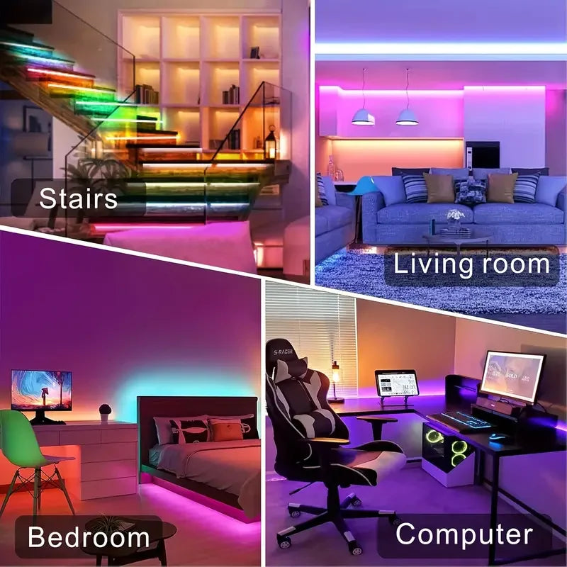 RGB LED Strip Lights with Remote 💡