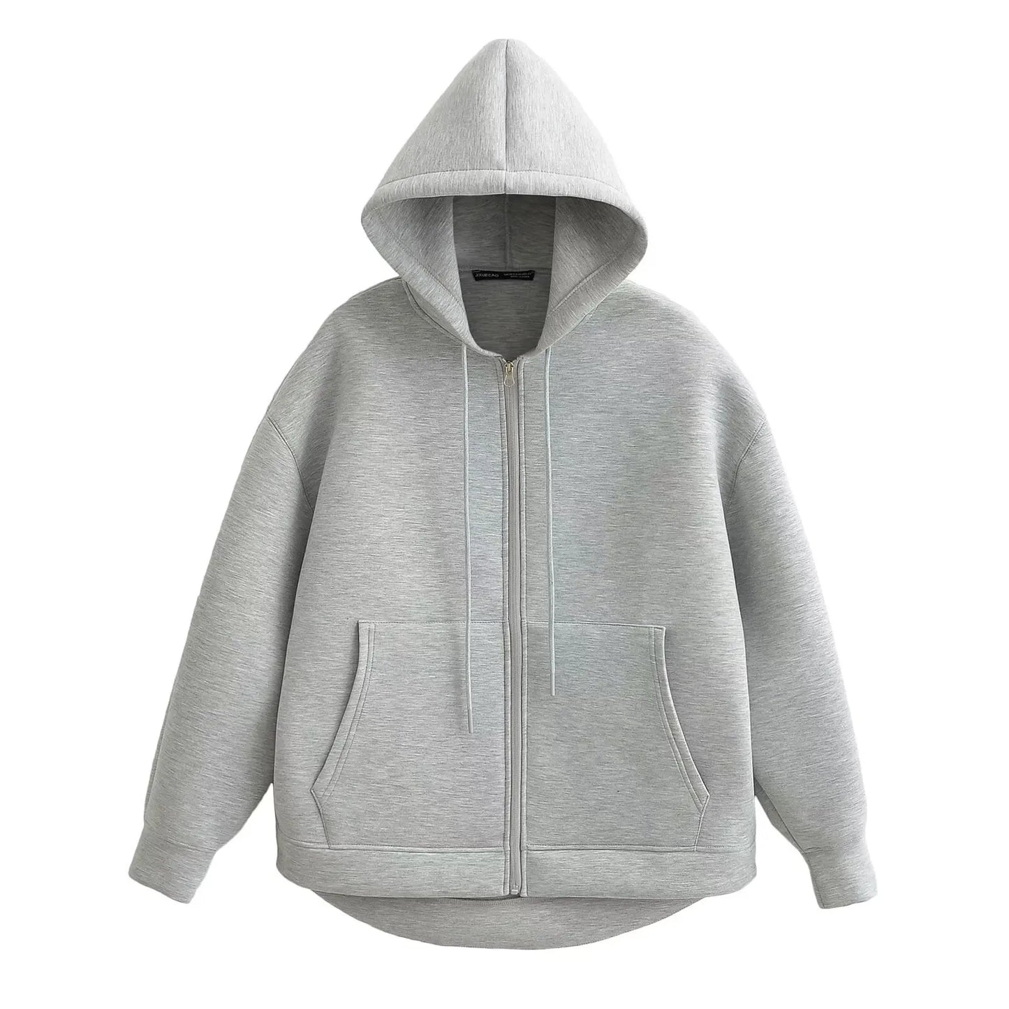 Zip Hoodie with Big Pocket