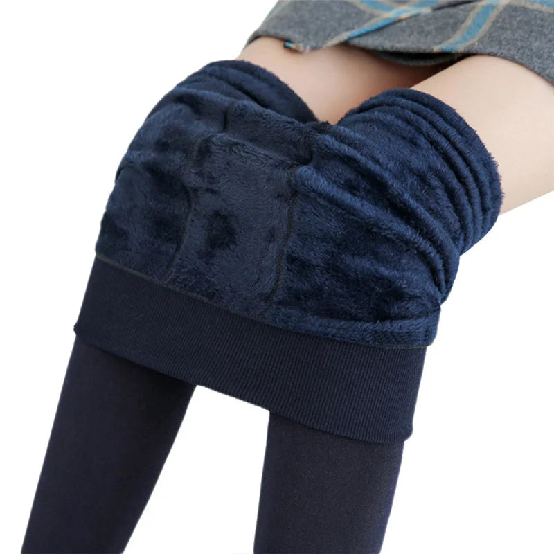 Velvet High-Waist Winter Leggings ❄️