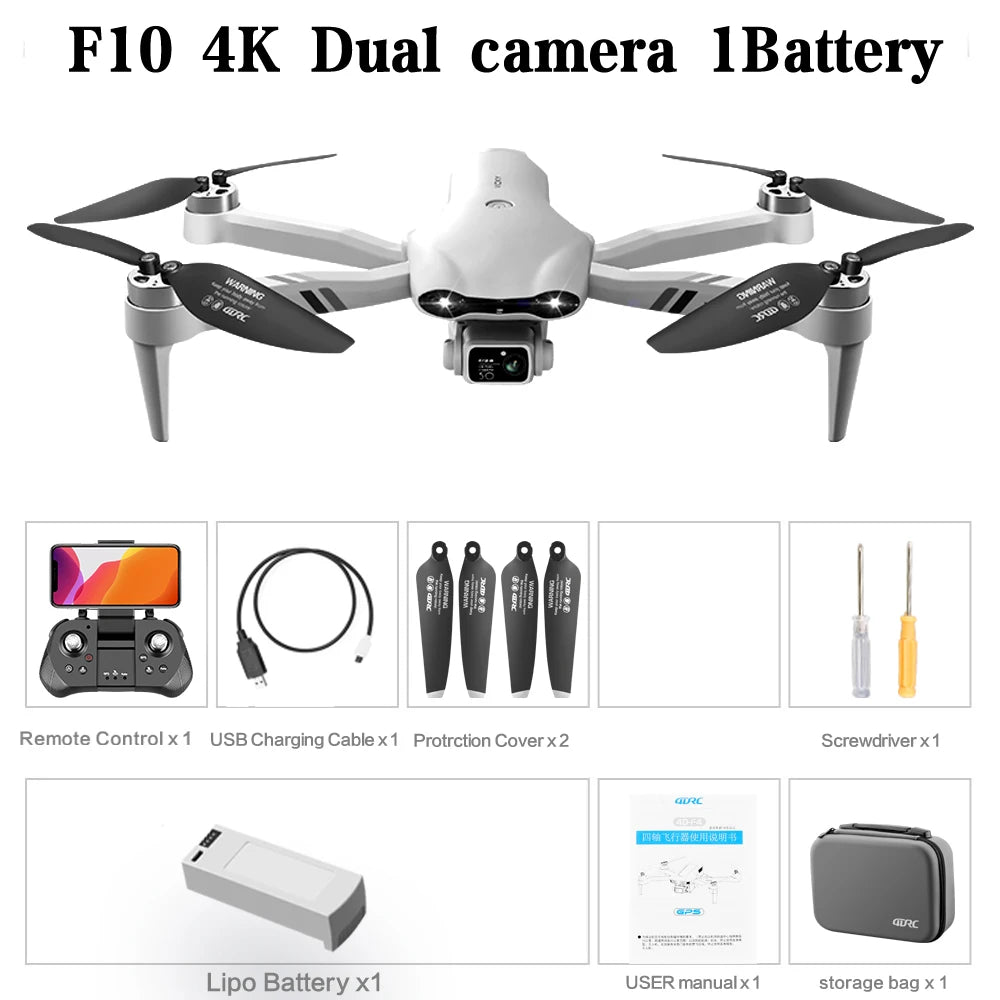 4DRC F10 GPS Drone 6K 🚁