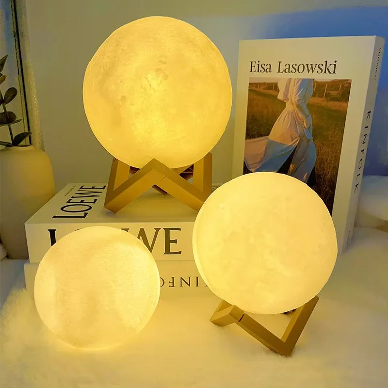 🌙 Kids Galaxy Moon Night Light