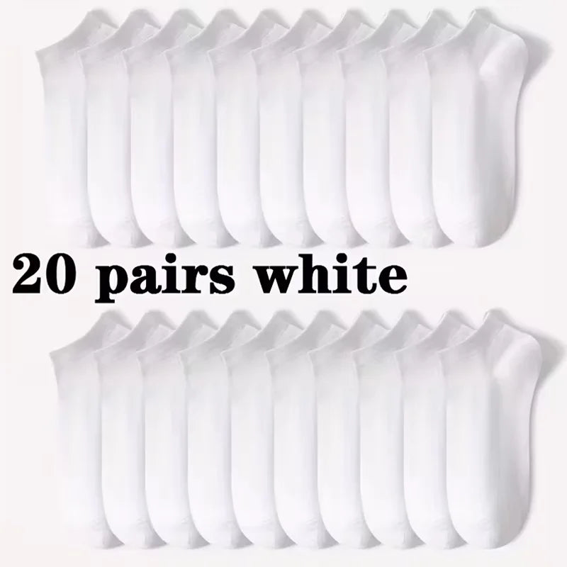 5/10-Pack Unisex Comfort-Fit Ankle Socks For All, Breathable