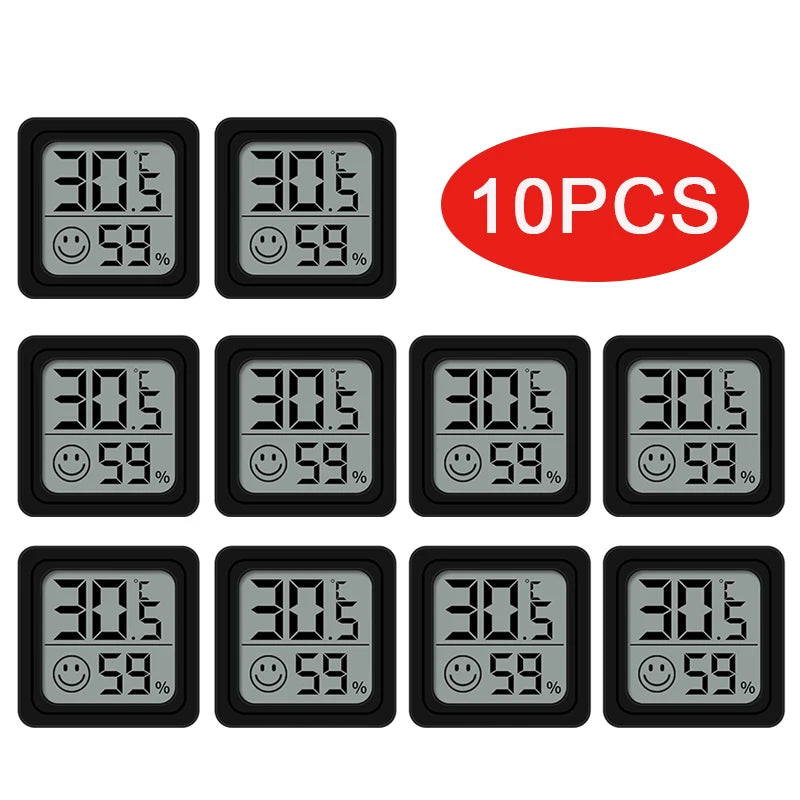 4-Pack Mini Digital Hygrometer