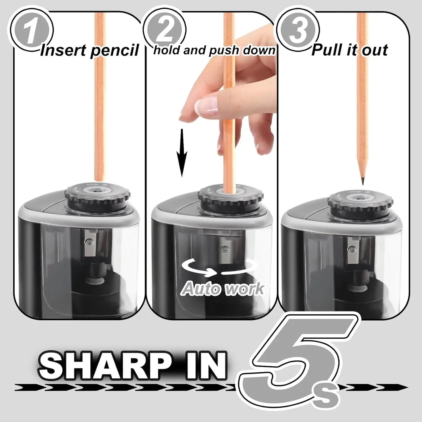 TENWIN Portable Pencil Sharpener ✏️
