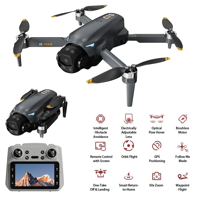 i5 MAX Foldable Drone 4K 🚁