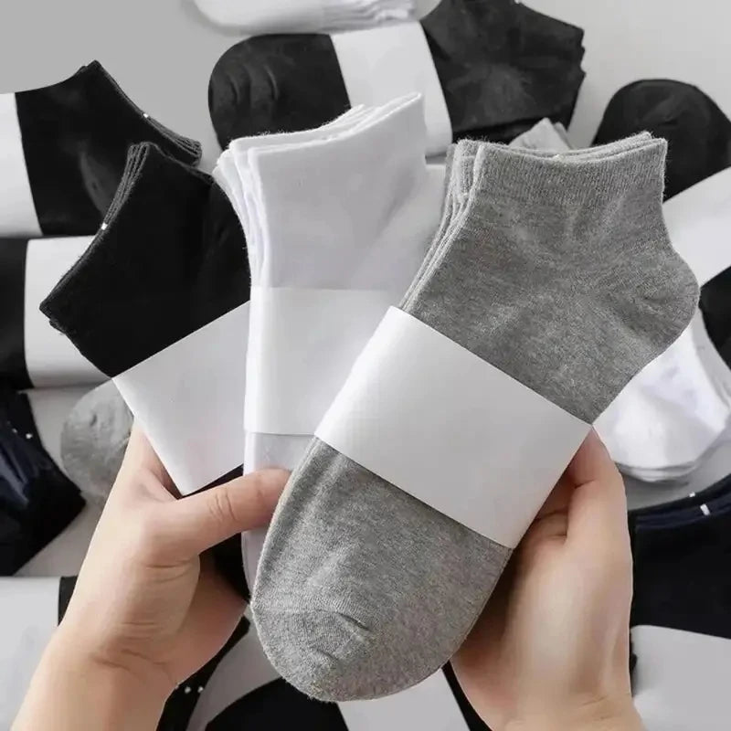5/10-Pack Unisex Comfort-Fit Ankle Socks For All, Breathable