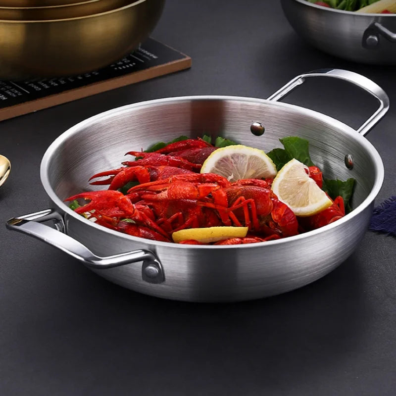 Stainless Steel Paella Saucepan