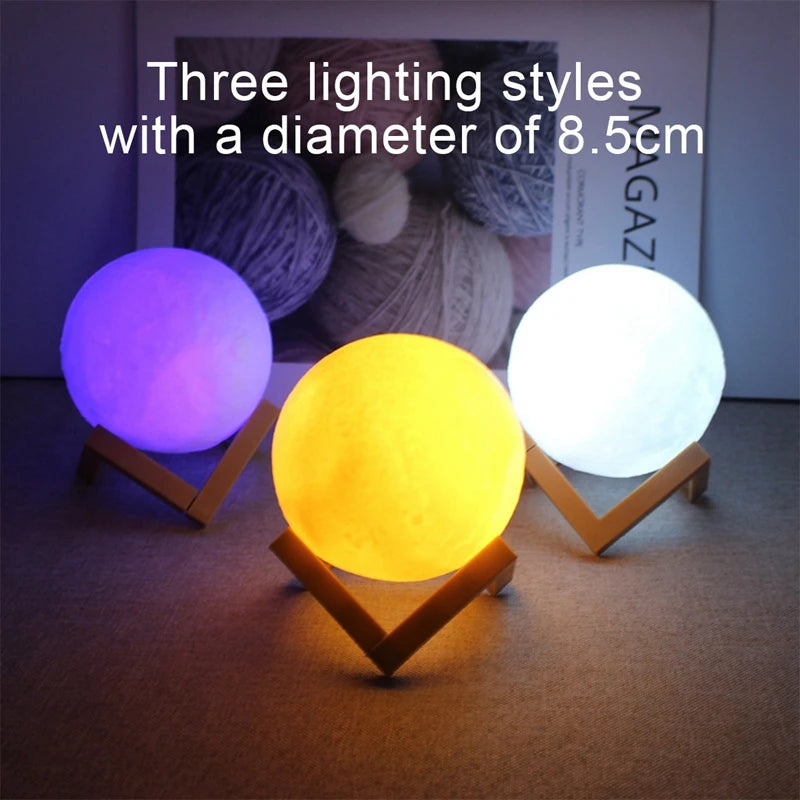 🌙 Kids Galaxy Moon Night Light