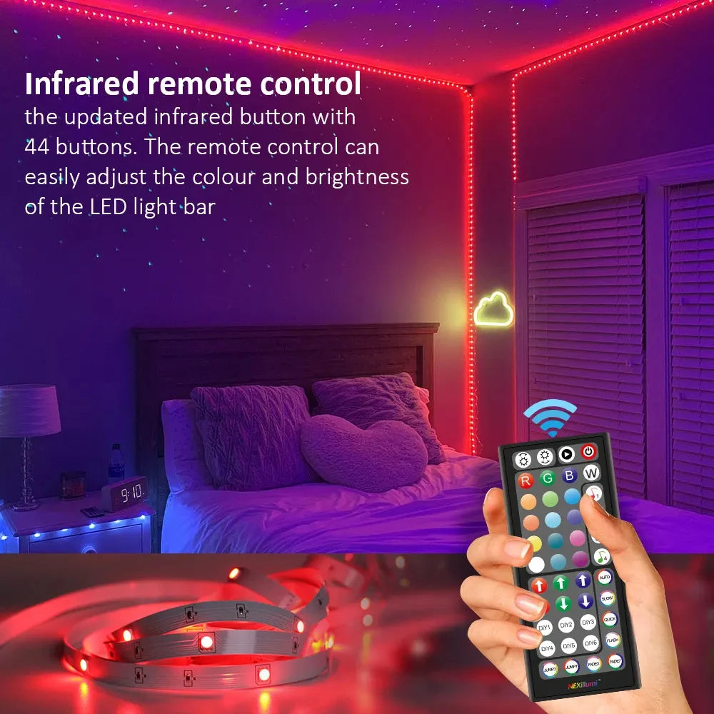 100ft Color Changing LED Strip Lights 🌈