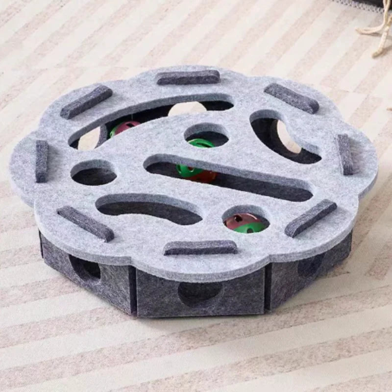 Cat Puzzle Maze Felt Box Toy 🐈