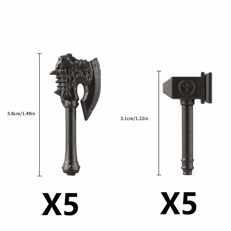 Medieval Weapons Building Blocks