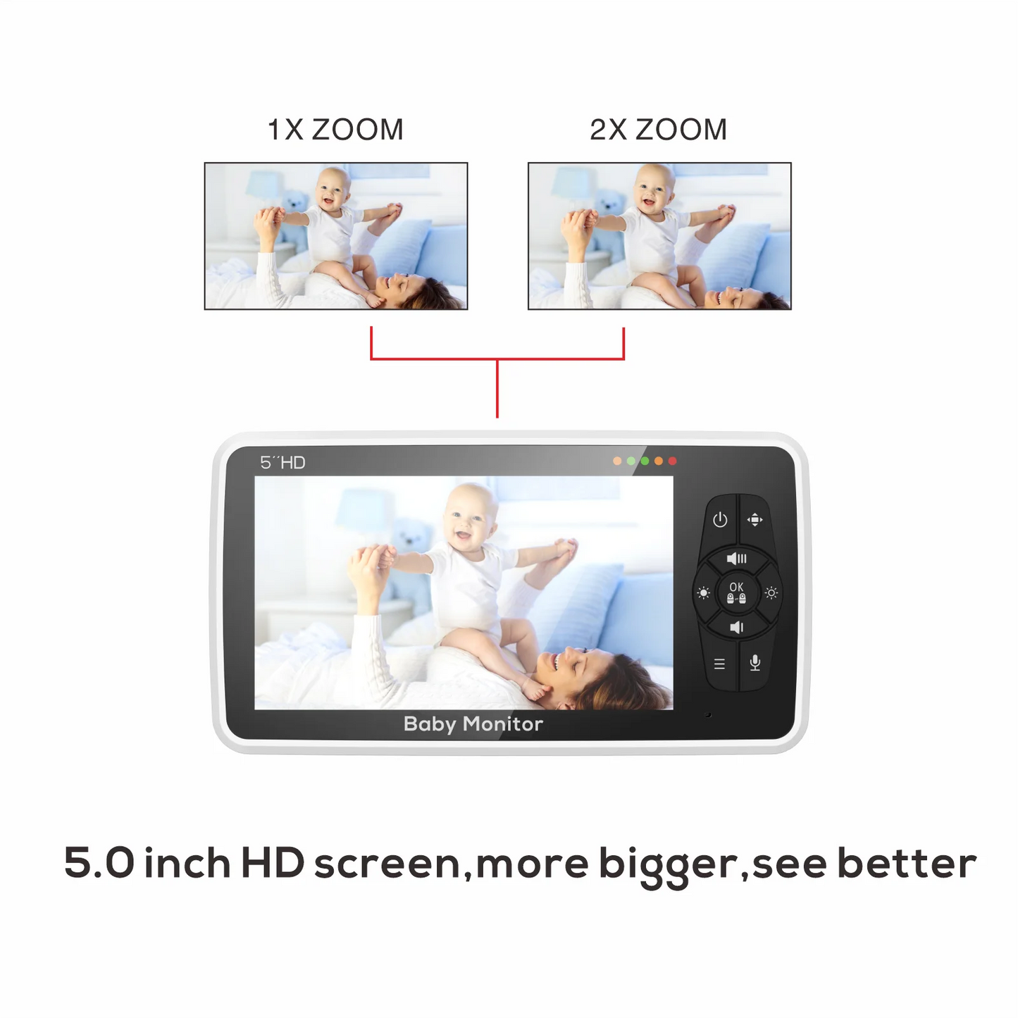 Baby Monitor 5" Camera & Audio 👶