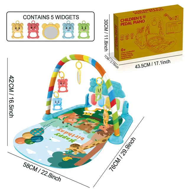 🎹 Baby Music Play Mat – Piano Keyboard Gym