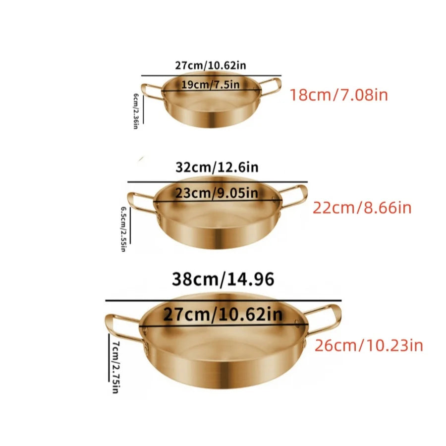 Stainless Steel Paella Saucepan