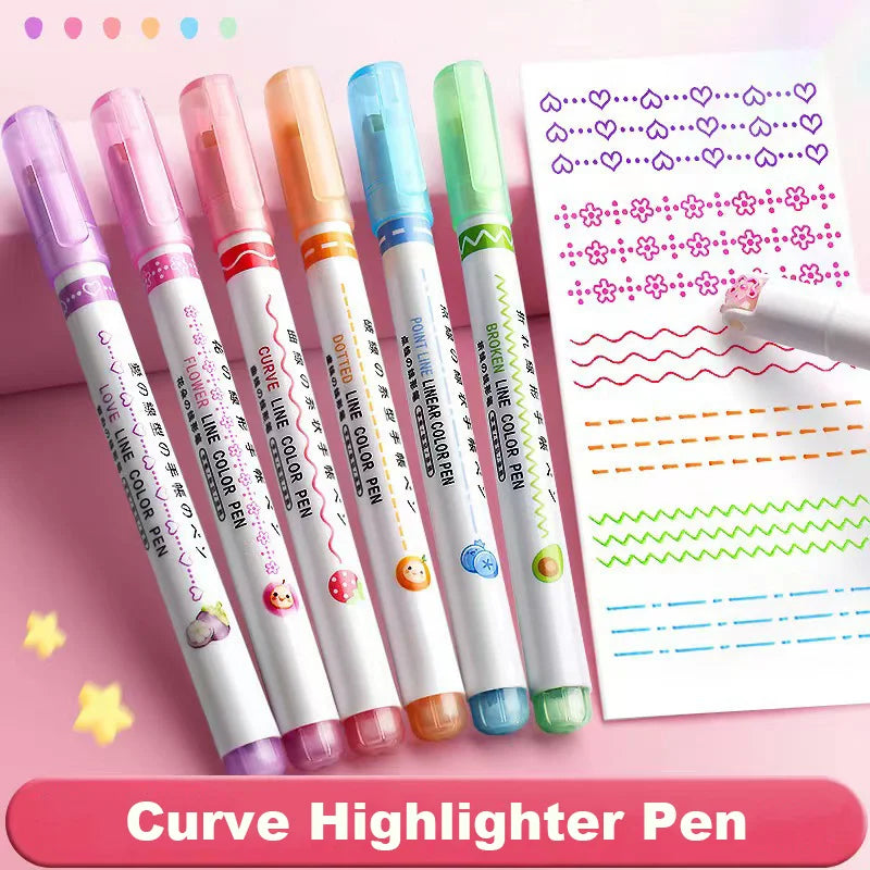 Flower Tip Highlighter Pens 🌸