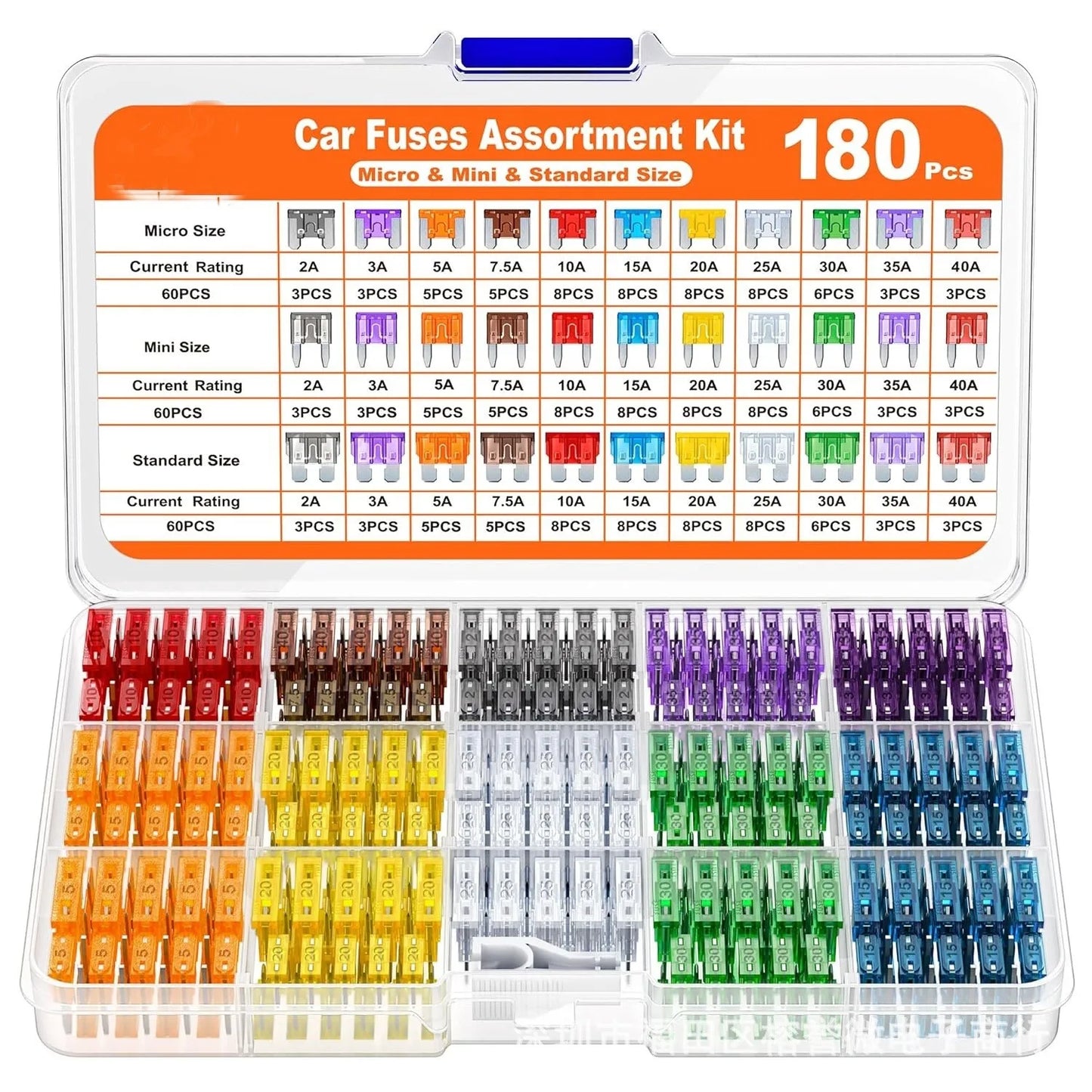Car Blade Fuse Assortment Kit ⚡