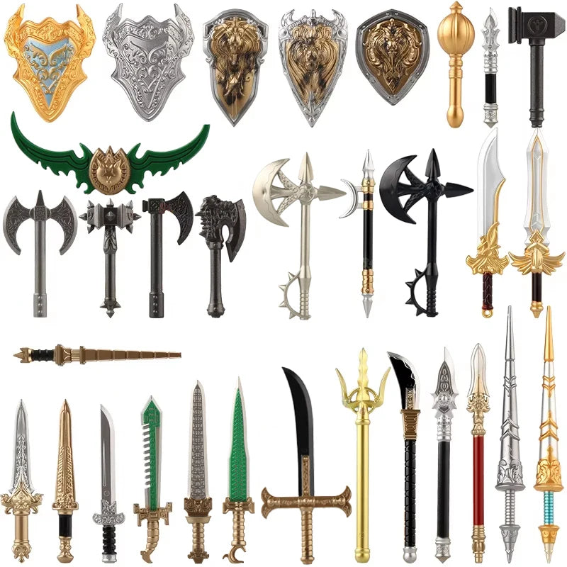 Medieval Weapons Building Blocks