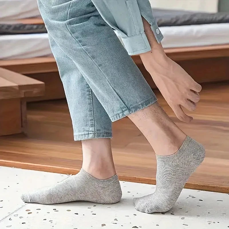 5/10-Pack Unisex Comfort-Fit Ankle Socks For All, Breathable