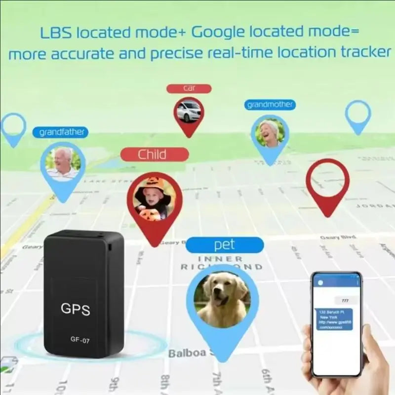 📍 Mini Magnetic GPS Tracker – GF07