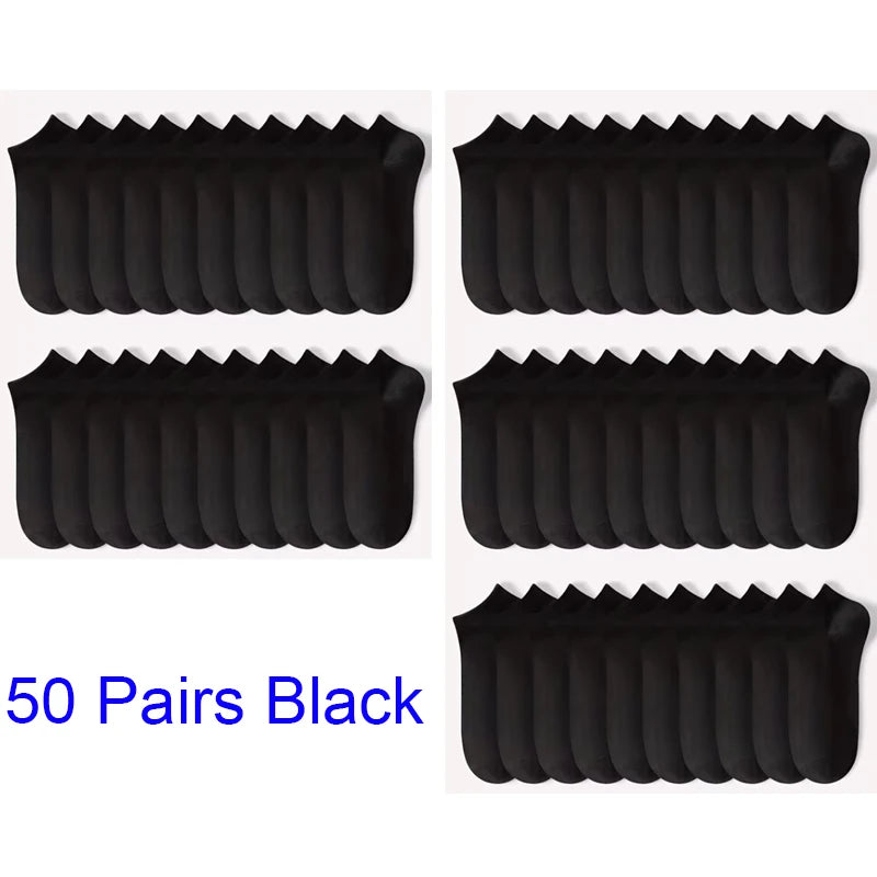 5/10-Pack Unisex Comfort-Fit Ankle Socks For All, Breathable