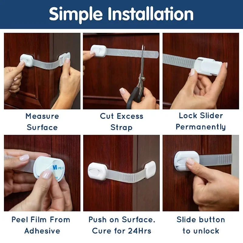 Baby-Proof Cabinet Safety Locks