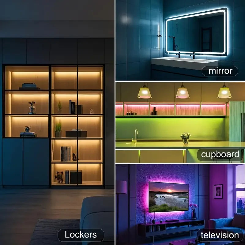 RGB LED Strip Lights with Remote 💡