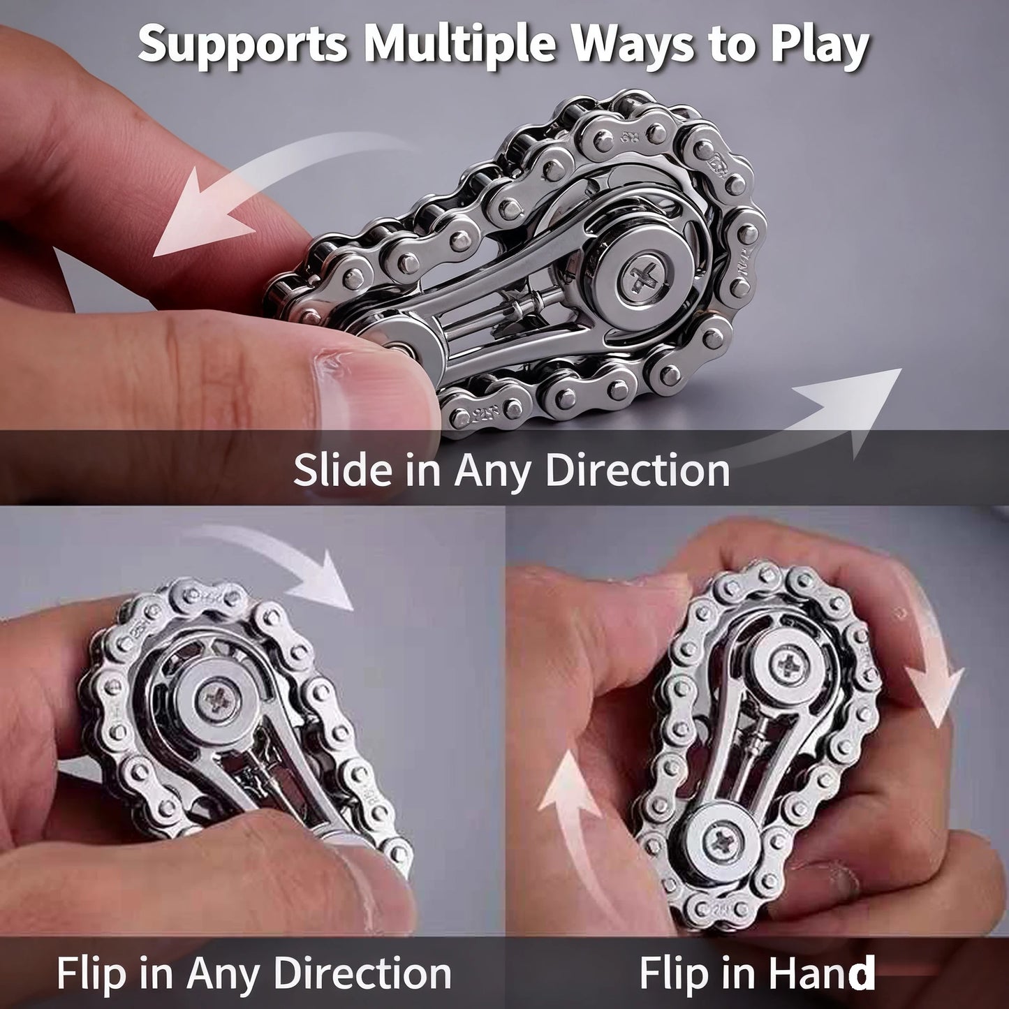 Gear Chain Fidget Spinner