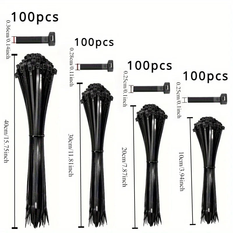 Heavy-Duty Black Cable Ties 🔗