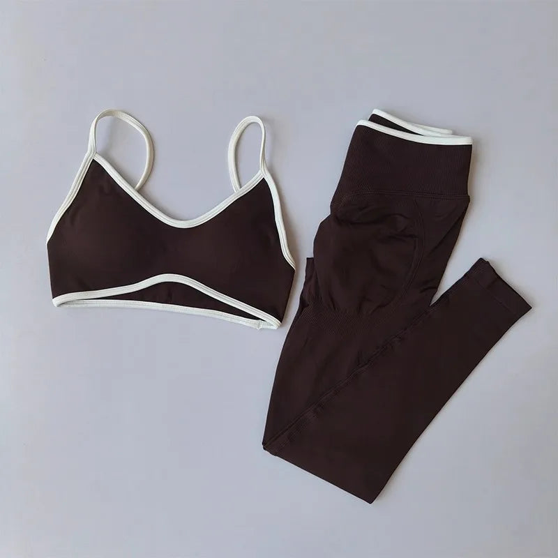 Color Block Yoga Set 🏋️