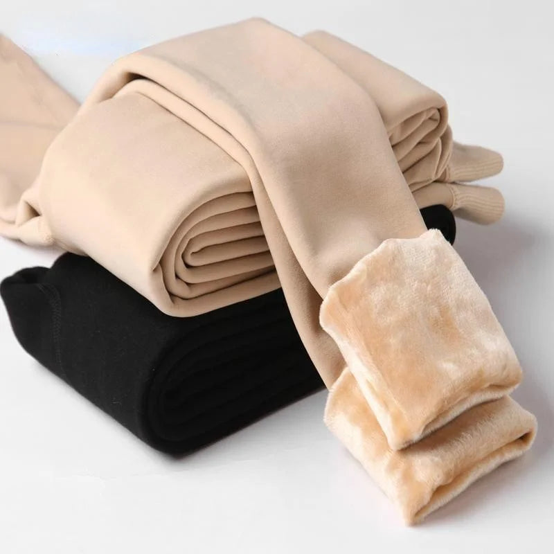 Velvet High-Waist Winter Leggings ❄️