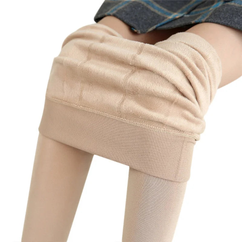 Velvet High-Waist Winter Leggings ❄️
