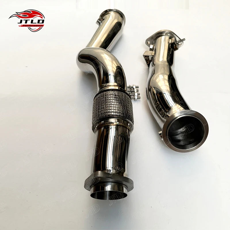Polished Stainless Downpipes ✨